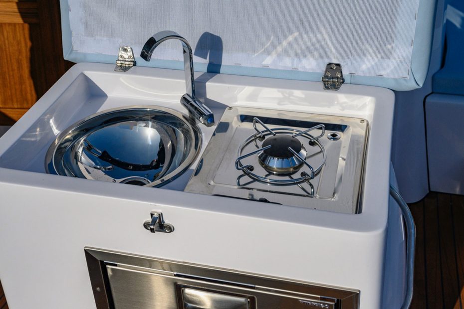 Cantieri Mimi Libeccio 7.5 Open - Cocina de gas o eléctrica