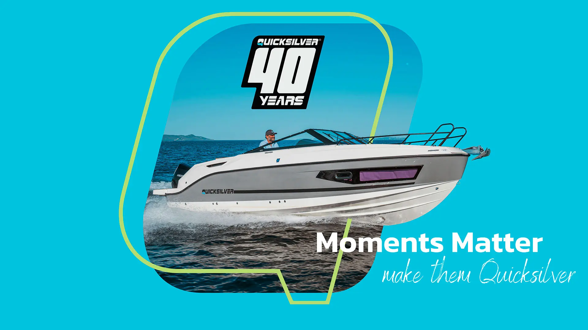40 aniversario Quicksilver boats