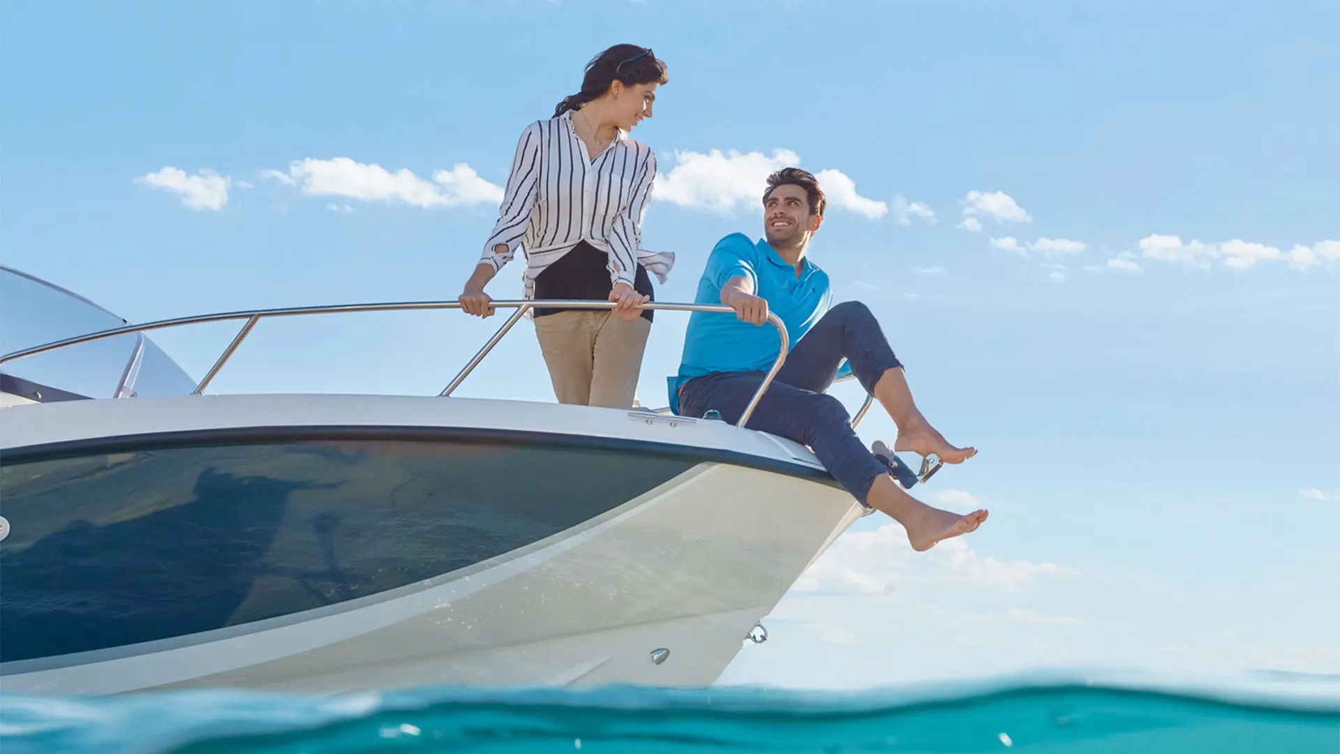 Próximamente en Stock Quicksilver Activ 675 Sundeck - Vista proa