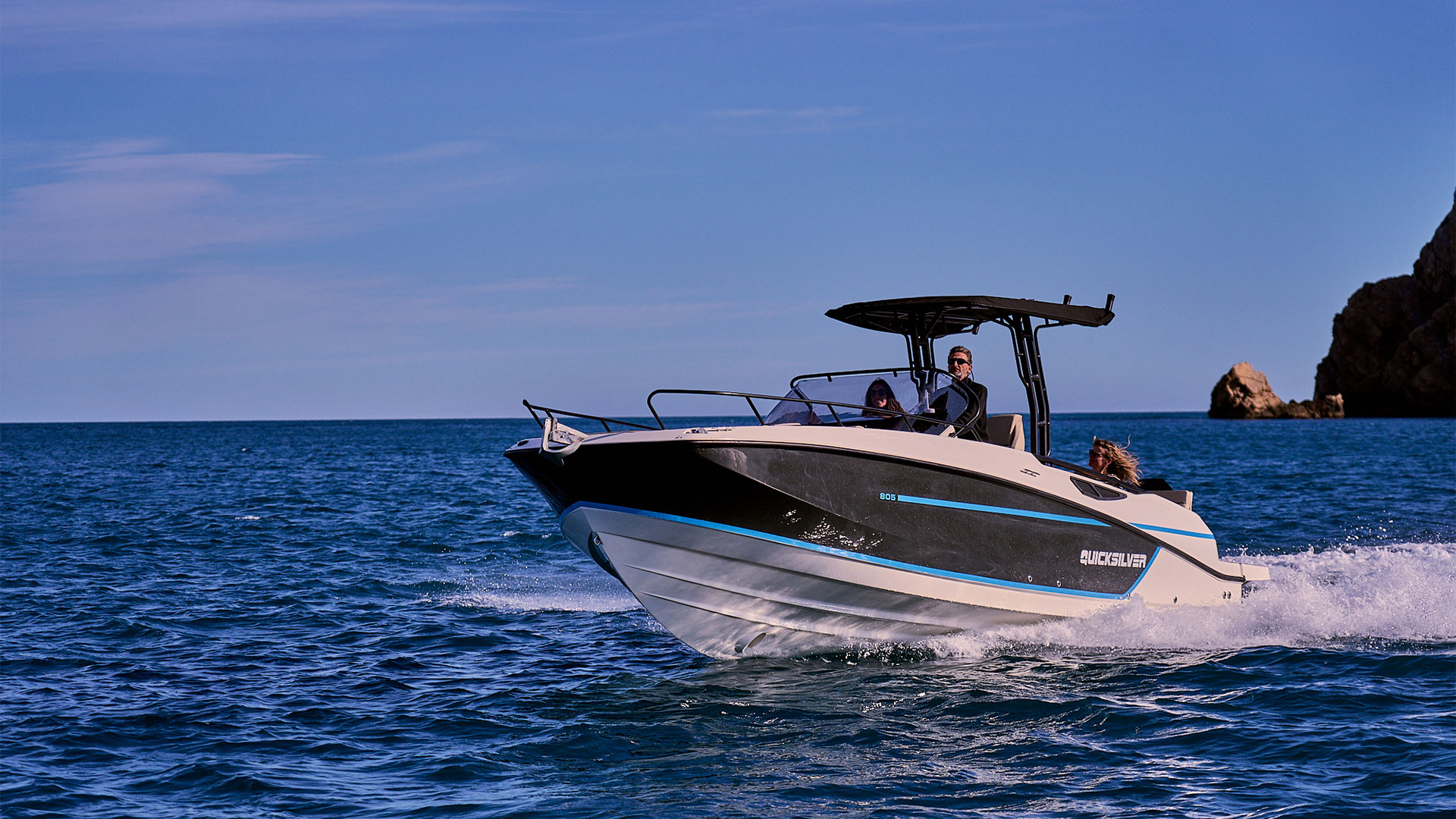 Quicksilver Activ 805 Open - Navegando vista proa entrega inmediata