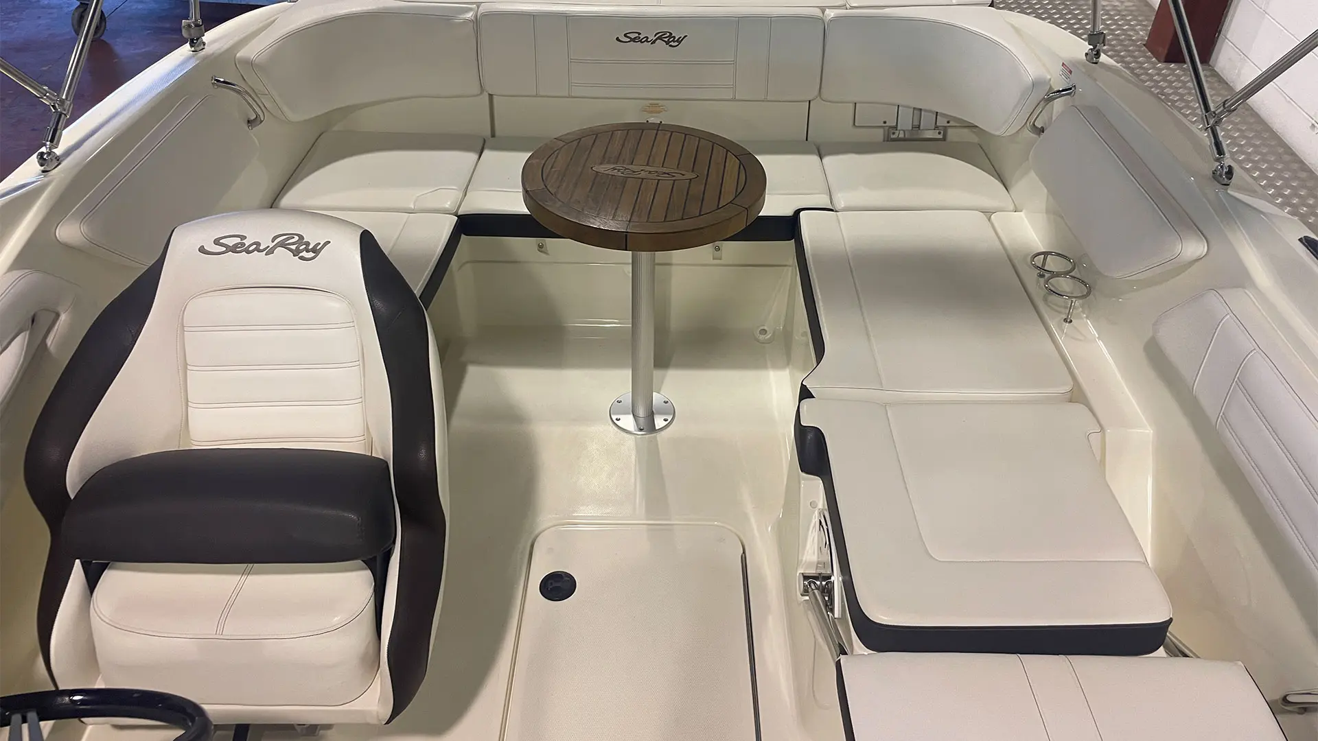 Barco de ocasión Sea Ray SPX 210 - Visión bañera