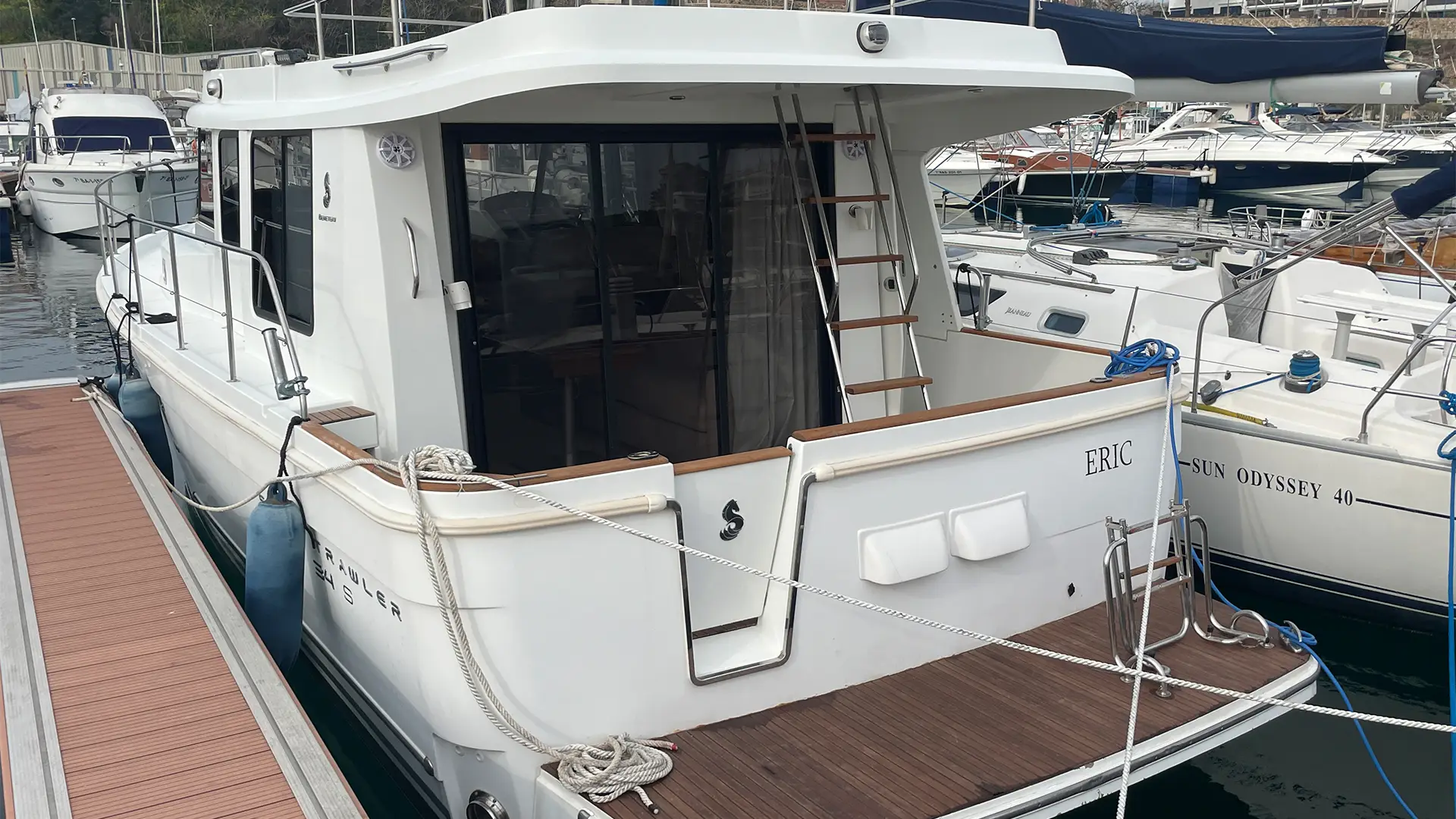 Barco de segunda mano Beneteau Swift Trawler 34 S - Vista popa