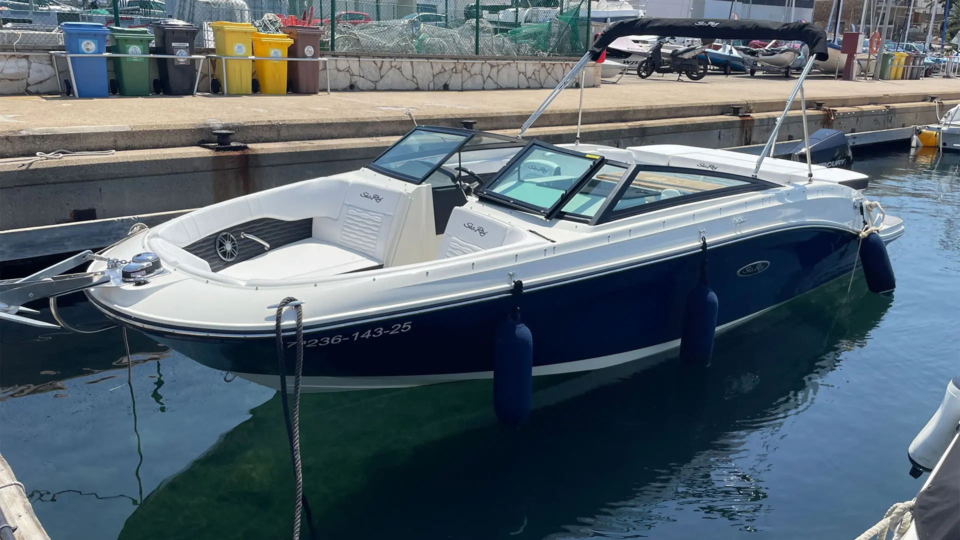 Barco demo Sea Ray SDX 230 OB - En puerto