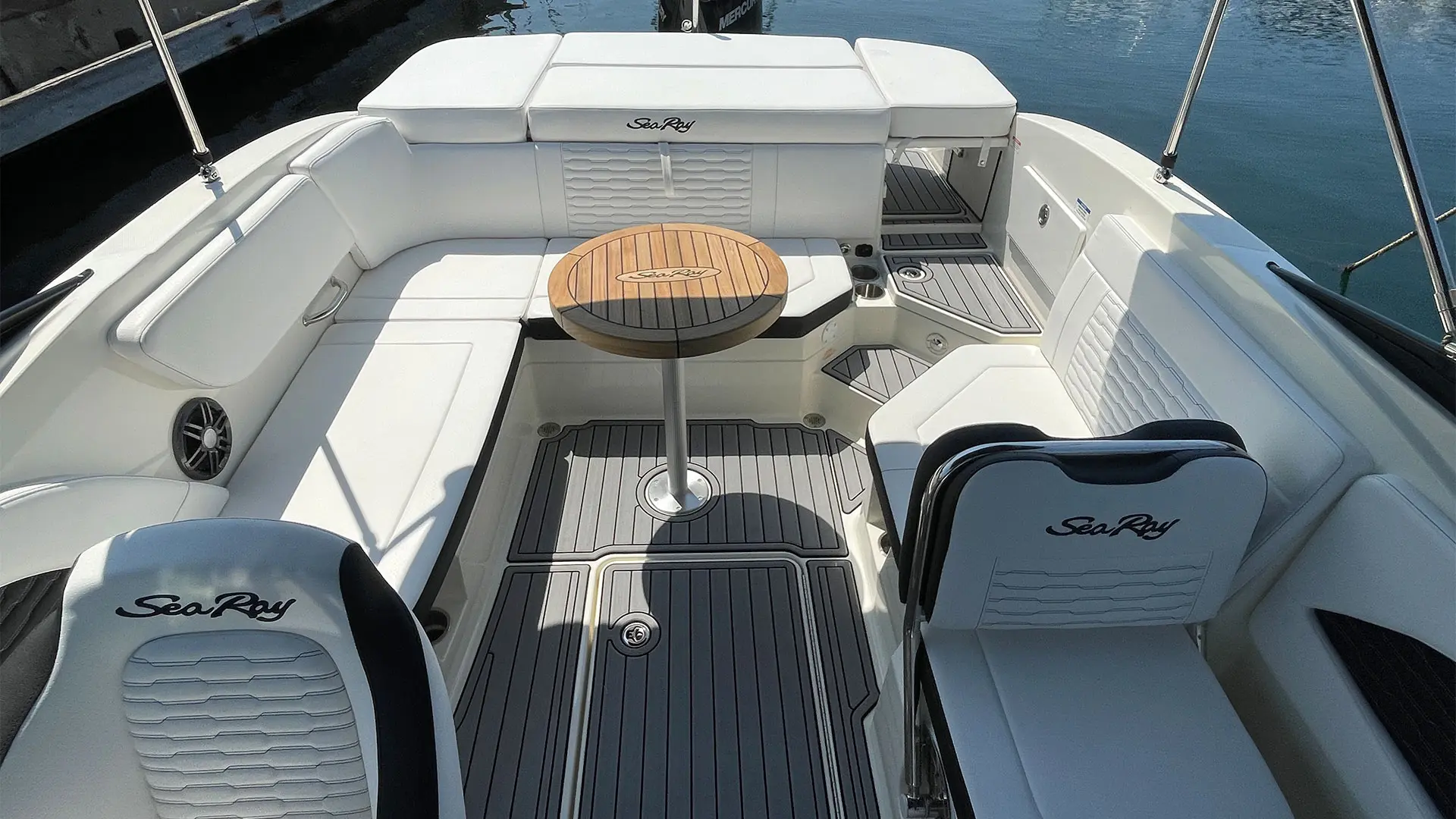 Barco demo Sea Ray SDX 230 OB - Zona confort