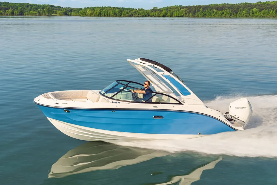 Barco nuevo en stock Sea Ray SDX 230 OB - Vista lateral