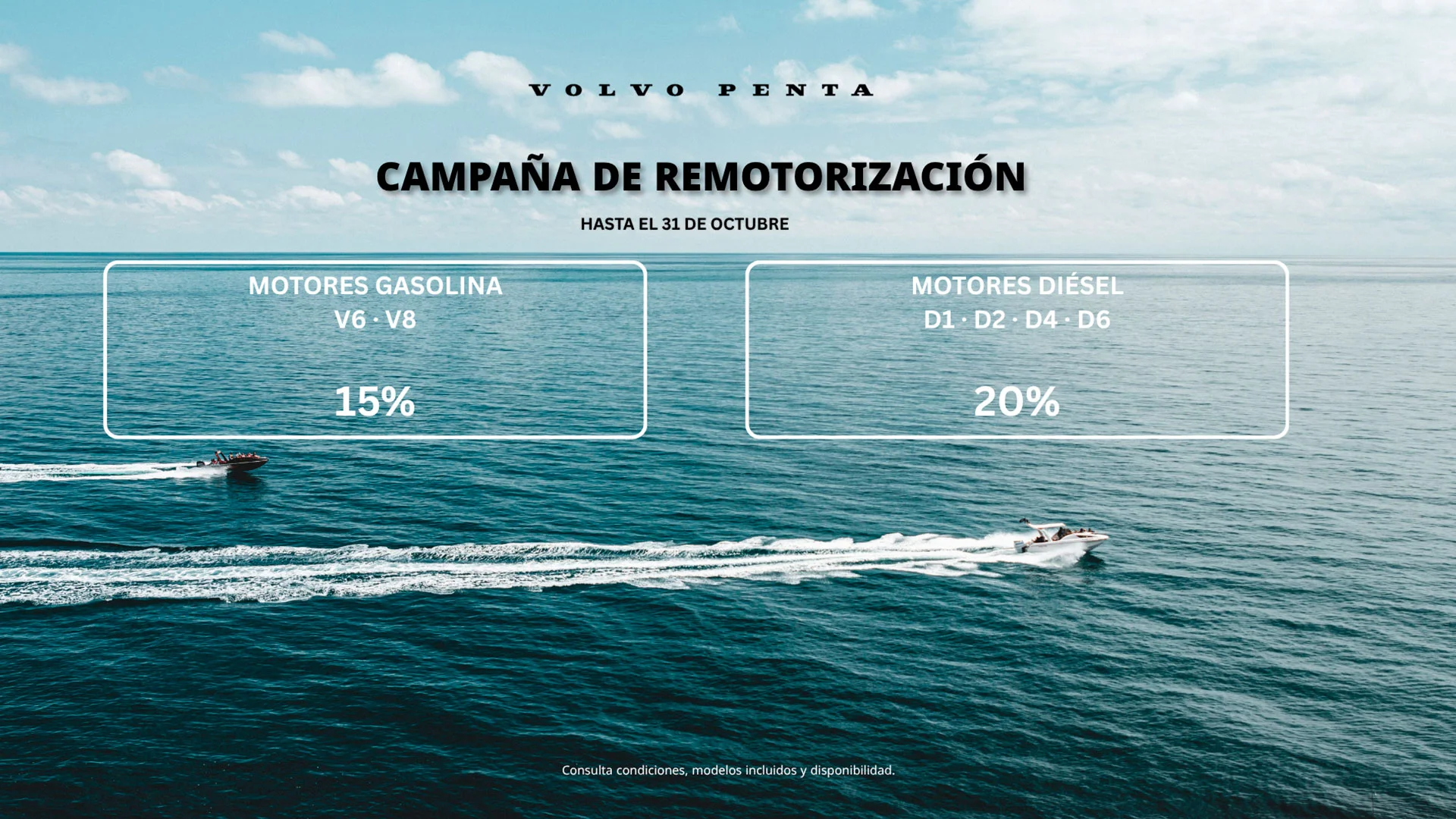 Campaña de remotorización Volvo Penta 2026: hasta un 20% de descuento