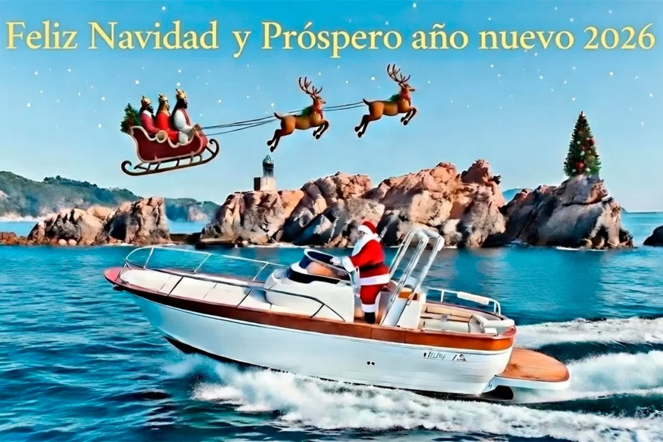 Náutica Palamós les desea feliz navidad y próspero año nuevo 2026