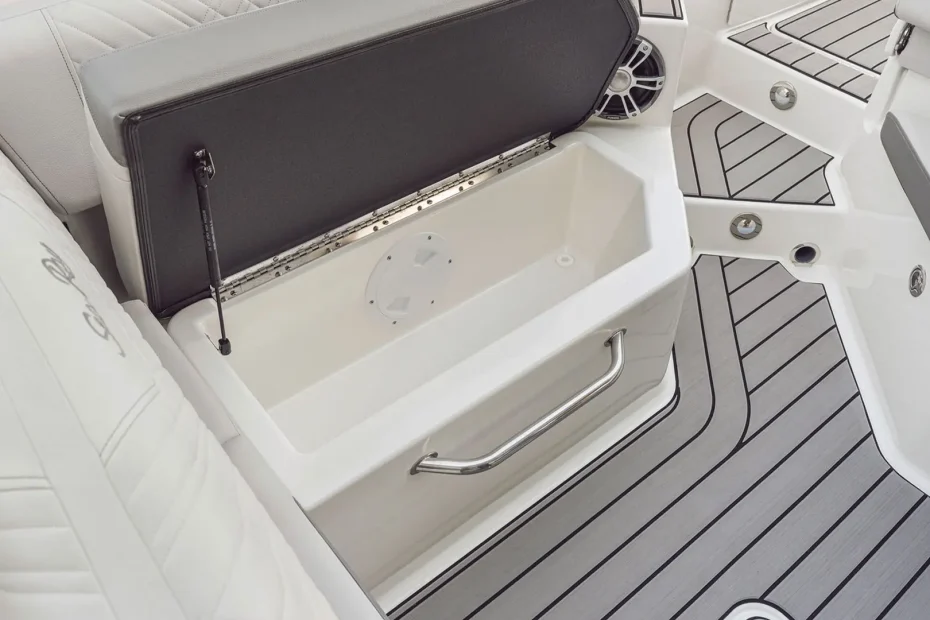 Nueva Sea Ray SDX 270 fueraborda - Cofre