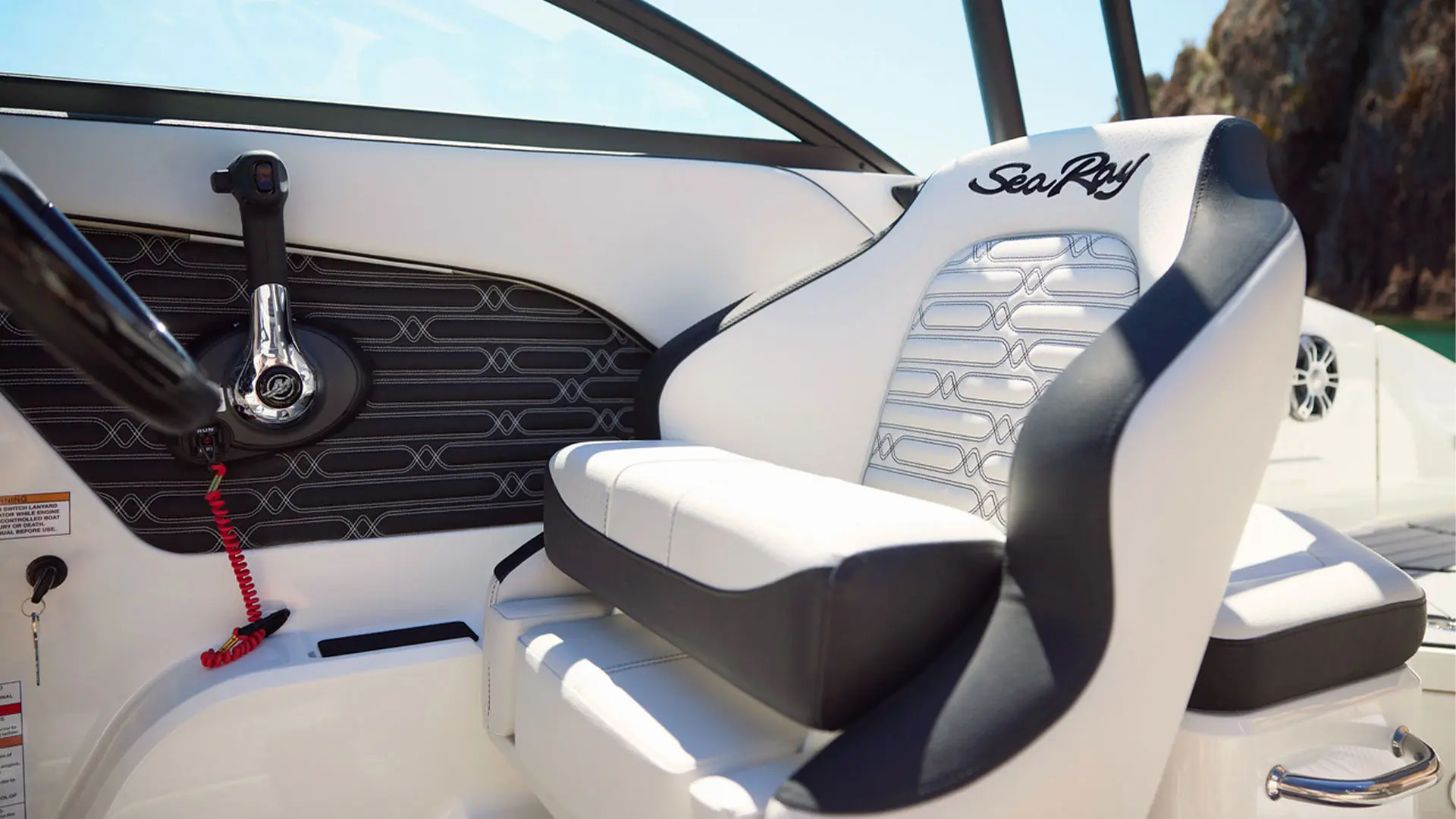 Próximamente en stock Sea Ray SPX 210 - Asiento piloto