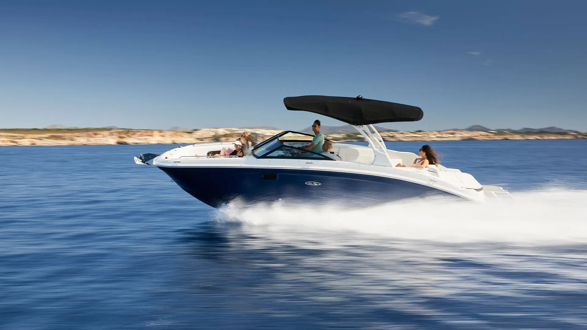 Próximamente en stock Sea Ray SDX 270 - Vista lateral