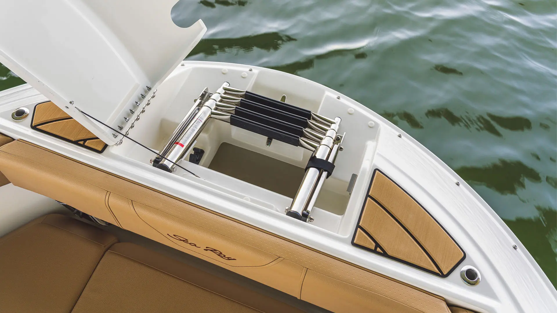 Sea Ray SDX 230 - Escalera de baño