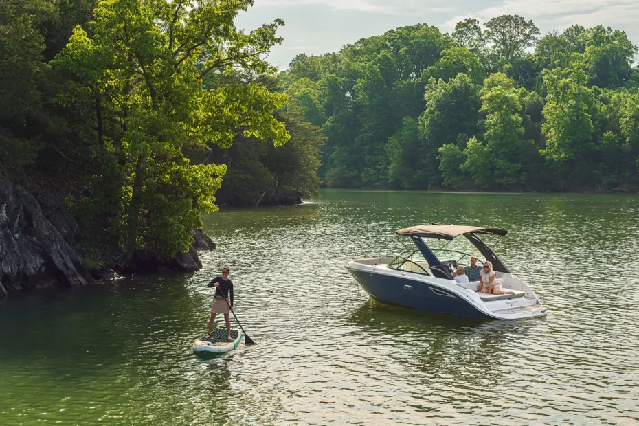 Sea Ray SDX 230 - Fondeando