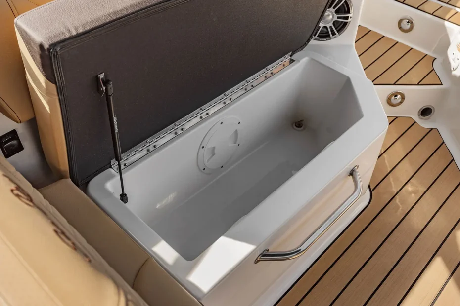Sea Ray SDX 270 - Vista cofre