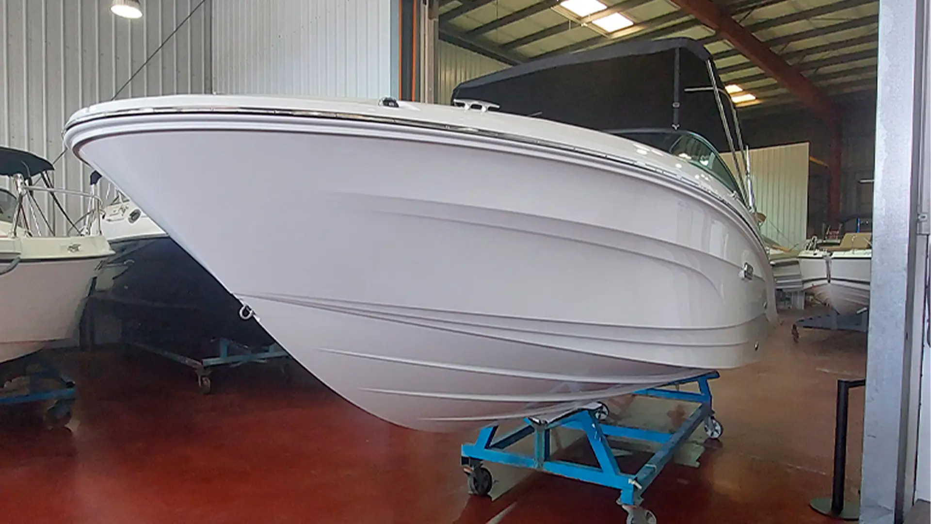Sea Ray SPX 210 OB - Vista frontal entrega inmediata