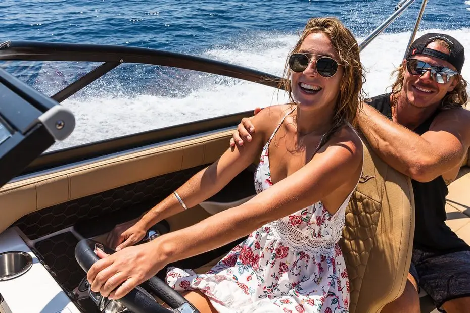 Sea Ray 250 Sun Sport - Pilotando