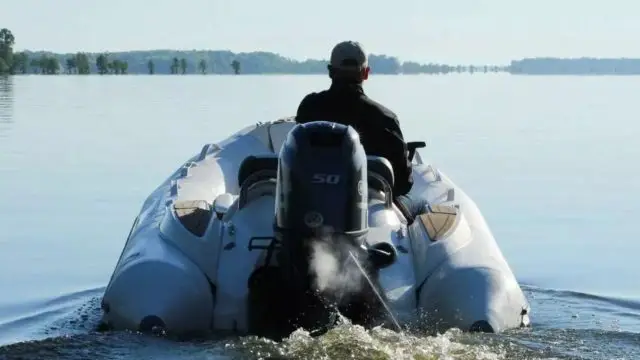 Zodiac Yachtline Deluxe 440 - Vista popa